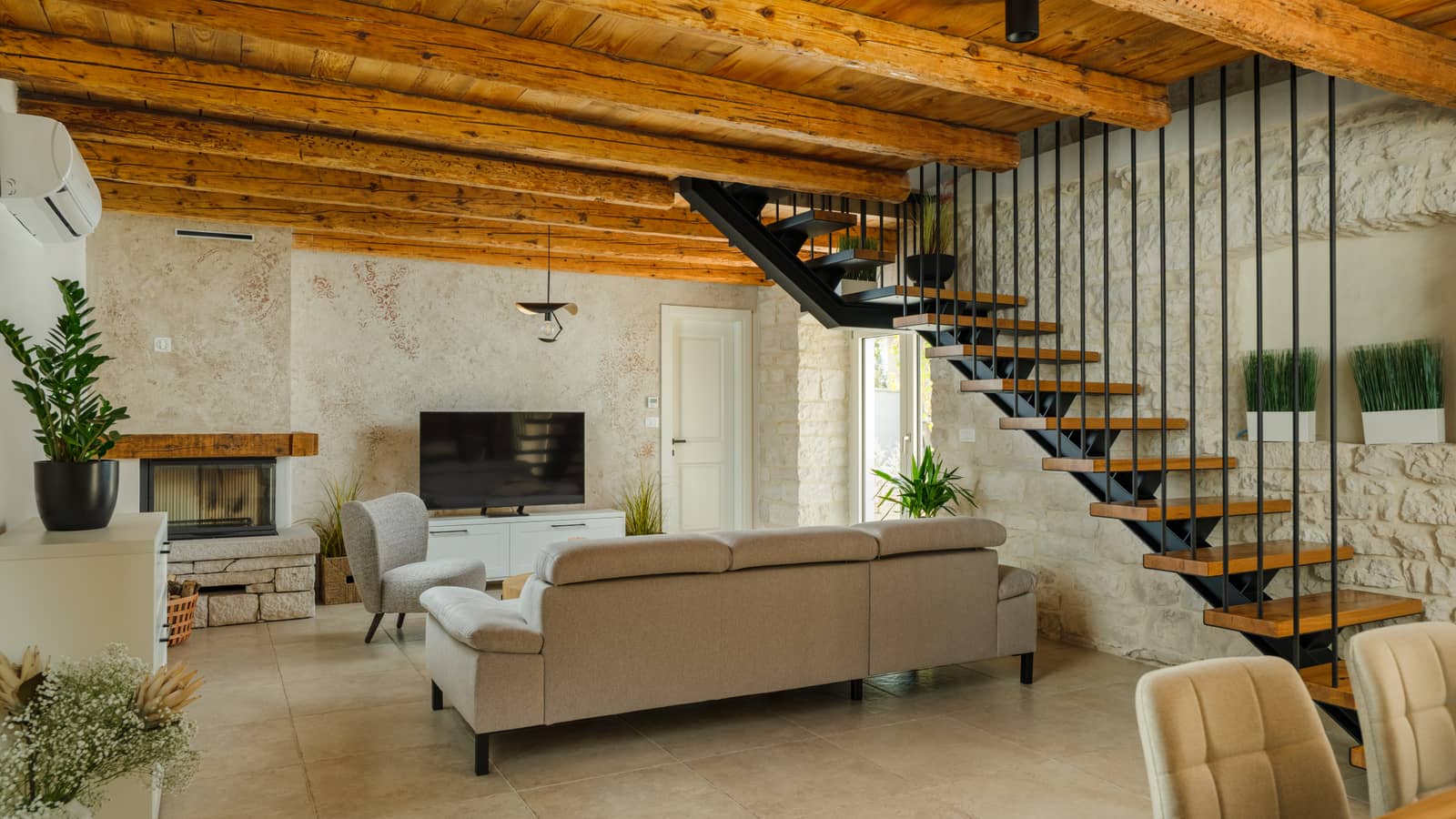 villa lapidea interior design